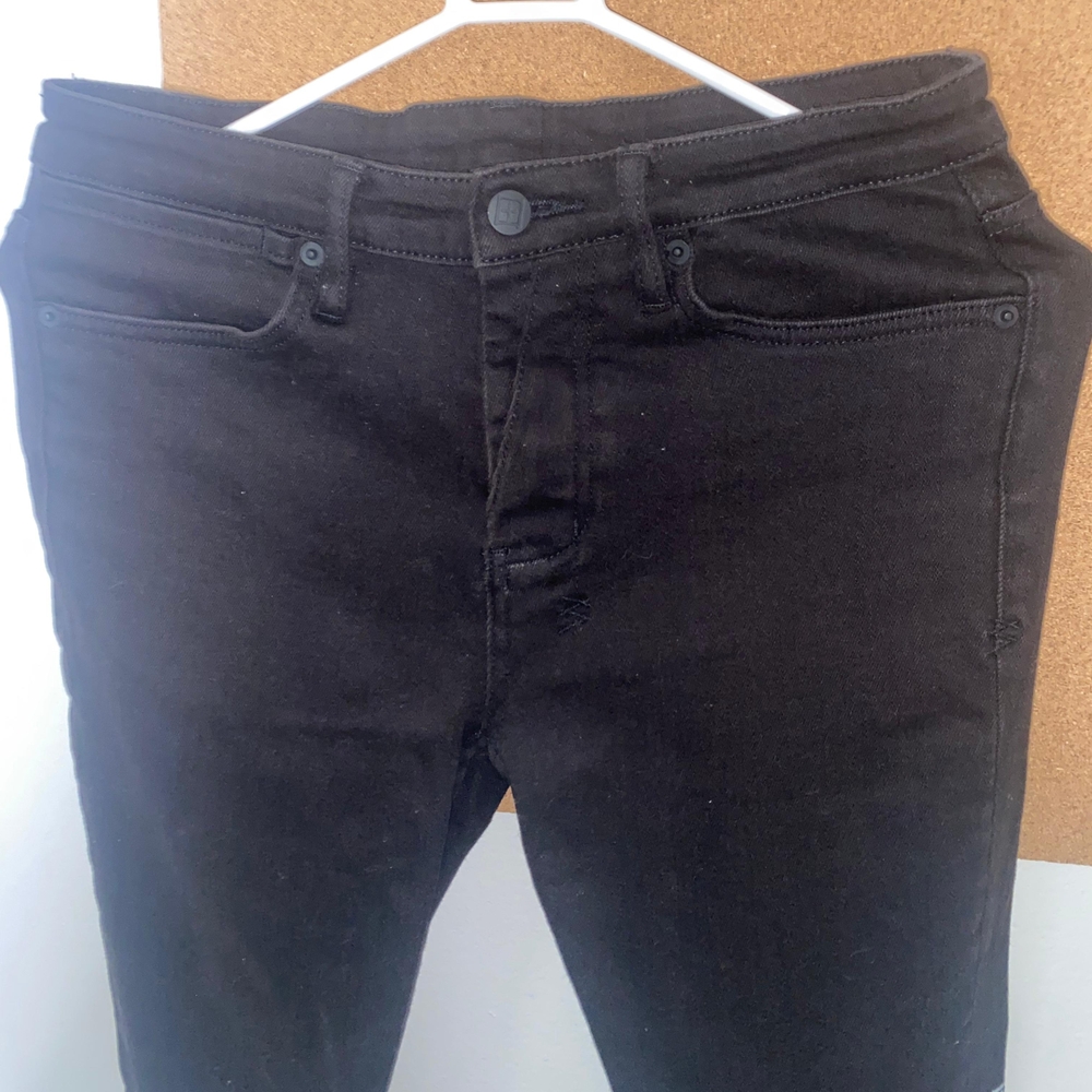 Ksubi Black Jeans with White Cross Graphics - Picture 8 of 10